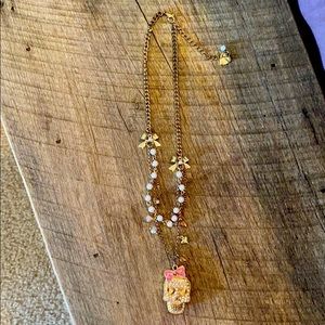 Betsey Johnson Skull Necklace